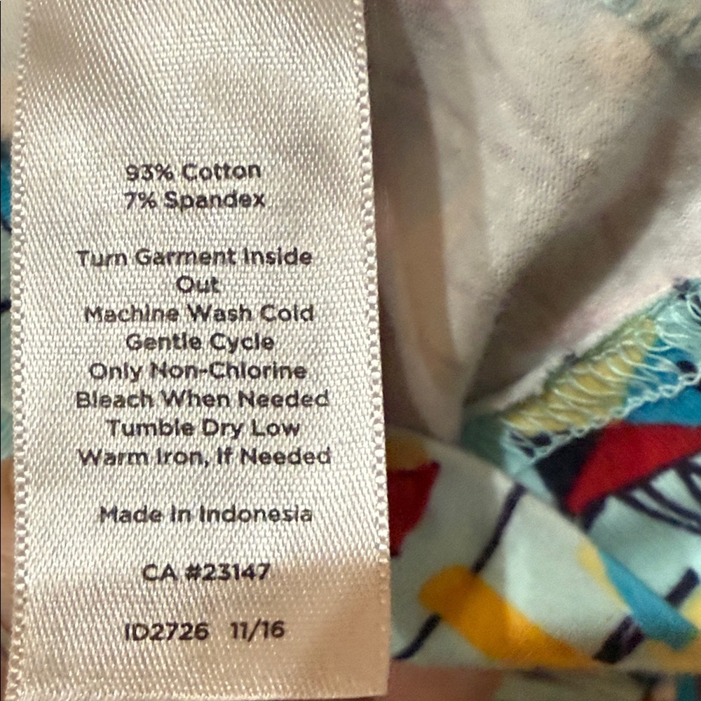 Talbots Multicolor Abstract Print Jacket - image 4